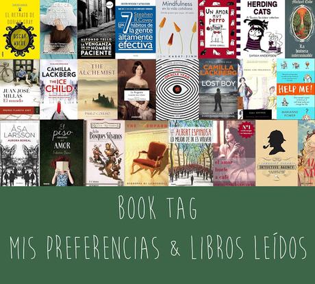 Book tag: Mis preferencias y libros leídos