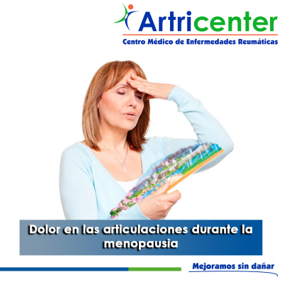 Artricenter:  Dolor en las articulaciones durante la menopausia