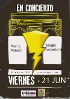 Concierto de Verba Volant y Magictostadora en Héroe Café Espectáculo