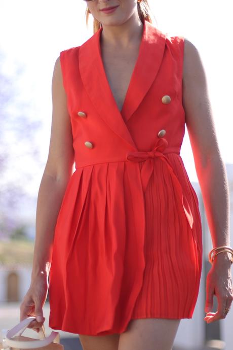Red Playsuit