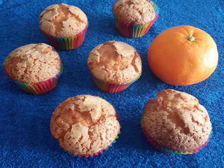 Magdalenas caseras de naranja