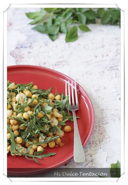 Garbanzos tostados al Pimentón