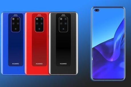 Primeros renders del Huawei Mate 30 Pro