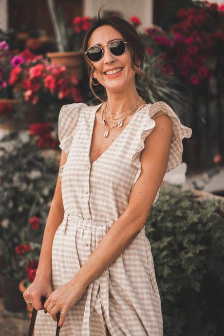 VESTIDO RÚSTICO ZARA + DE COMPRAS POR GRANADA: COMPRAS CONMIGO-VLOG vestido cuadros vichy