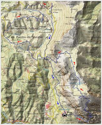 Gradura-Pena Gradura-El Puertu Marabio