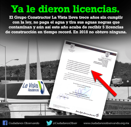 Autorizan nuevas licencias a fraccionamiento que no paga el agua