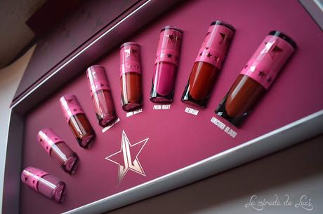 JEFFREE STAR COSMETICS, Love Sick Collection, Mini Bundle labiales líquidos Velour  Red & Pink