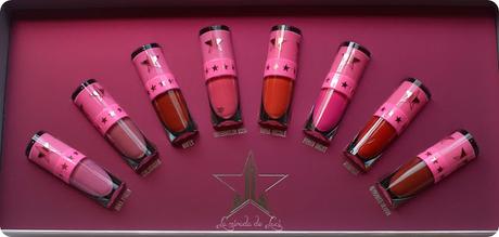 JEFFREE STAR COSMETICS, Love Sick Collection, Mini Bundle labiales líquidos Velour  Red & Pink