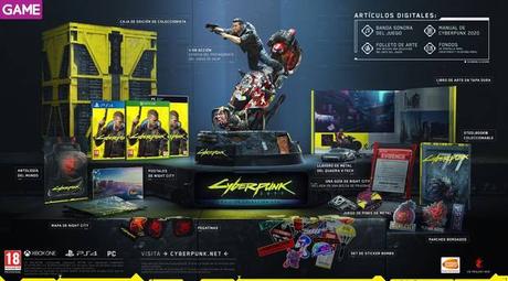 GAME lista las ediciones especiales de Cyberpunk 2077 y sus incentivos