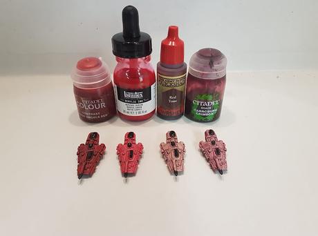 Diferencias de acabado entre tintas, Contrast, Quickshade y otras pinturas