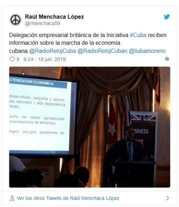 Cuba ofrece garantías a inversionistas británicos