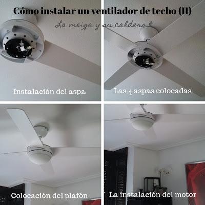Cómo instalar un ventilador de techo (I)