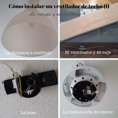 Cómo instalar un ventilador de techo (I)