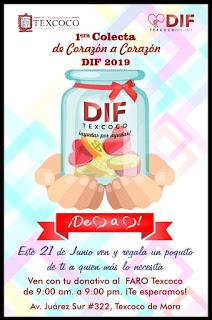 EL SISTEMA MUNICIPAL DIF TEXCOCO INVITA AL PÚBLICO A DONAR EN EL MARATÓN MUSICAL “DE CORAZÓN A CORAZÓN”