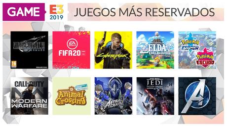 Estos son los juegos más reservados en GAME del E3 2019