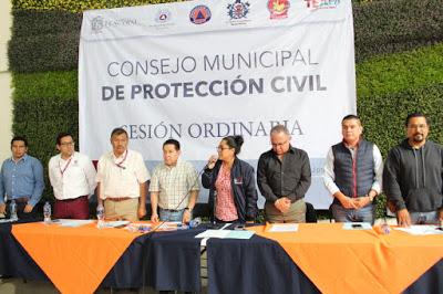 PRESENTAN PROTOCOLO DE LLUVIAS 2019 EN LA PRIMERA SESIÓN DEL CONSEJO MUNICIPAL DE PROTECCIÓN CIVIL