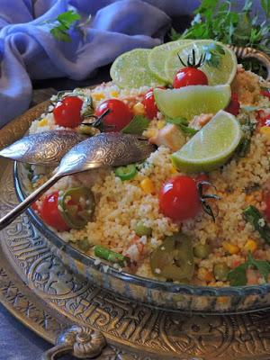 Cous Cous con pechuga de pollo y verduras