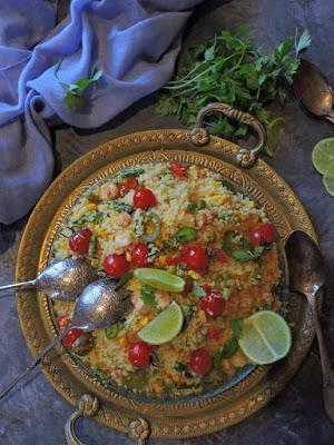 Cous Cous con pechuga de pollo y verduras
