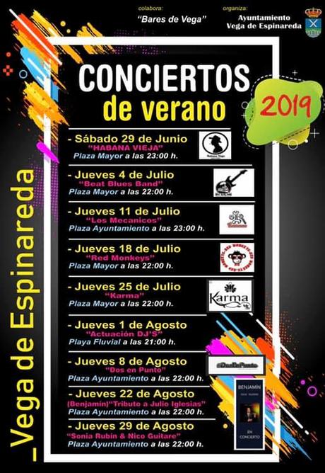Vega de Espinareda organiza conciertos gratuitos todos los jueves de verano