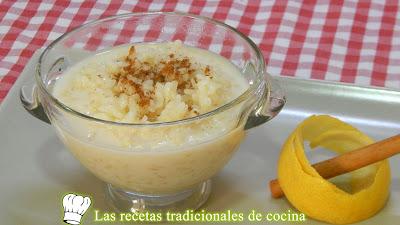 Postre económico y delicioso receta fácil de arroz con leche al horno