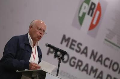 ANTE SALIDA DE JOSÉ NARRO, EL PARTIDO REVOLUCIONARIO INSTITUCIONAL, INFORMA