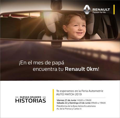 RENAULT SE HACE PRESENTE EN LA FERIA AUTOMATCH 2019 CON LA TECNOLOGÍA DE SUS VEHÍCULOS