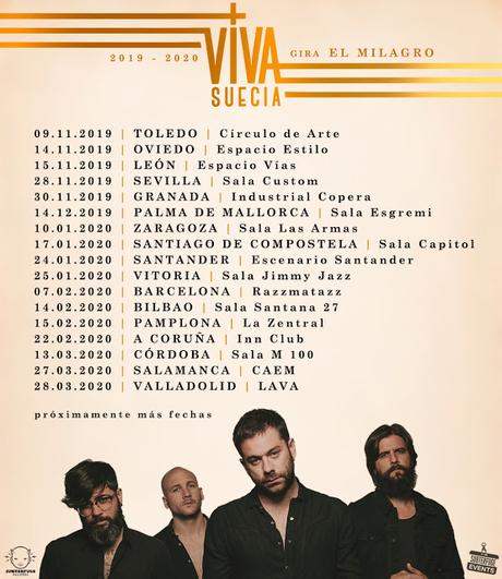 Viva Suecia anuncian 17 conciertos en salas para presentar su nuevo álbum