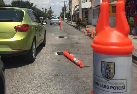 Multa de 844 pesos por obstruir ciclo vía en SLP