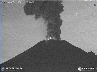 REPORTE DE MONITOREO DEL VOLCÁN POPOCATÉPETL
