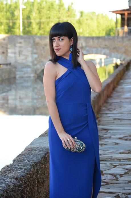 Vestido azul fiesta Vestido azul fiesta