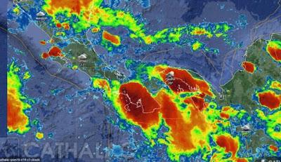 Sinaproc emite aviso de prevención por paso de ondas tropicales