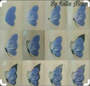 Mariposas en Uñas Paso a Paso
