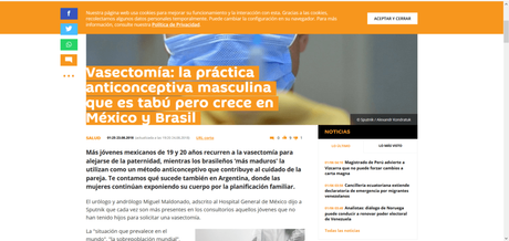 La mentira feminista de la vasectomía La mentira feminista de la vasectomía