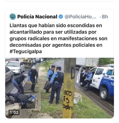Honduras |La policía en Honduras miente pero les dejan en evidencia