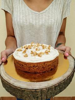 Carrot cake integral - Sin leche, sin huevo y vegana Carrot cake integral - Sin leche, sin huevo y vegana