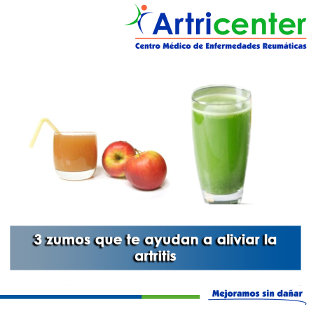 Artricenter: 3 zumos que te ayudan a aliviar la artritis Artricenter: 3 zumos que te ayudan a aliviar la artritis