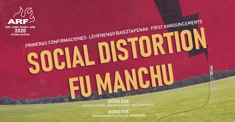 Social Distortion y Fu Manchu, primeros confirmados del Azkena Rock Festival 2020