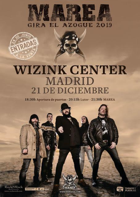 Marea regresarán a Madrid el 21 de diciembre en el WiZink Center