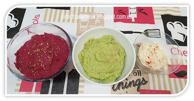 Hummus de remolacha Hummus de remolacha