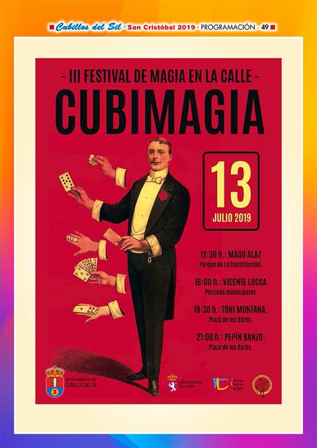 Fiestas de San Cristobal 2019 en Cubillos del Sil. Programa de actividades