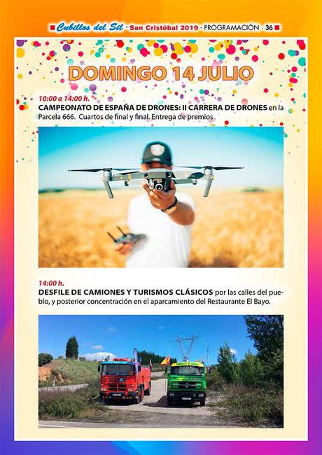 Fiestas de San Cristobal 2019 en Cubillos del Sil. Programa de actividades