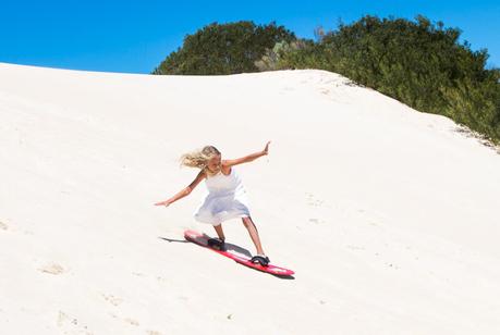 sandboarding-Little-Sahara-kangaroo-island-south-australia ▷ Comenta lo más destacado del viaje de 4 días a la isla de Kangaroo por Caz