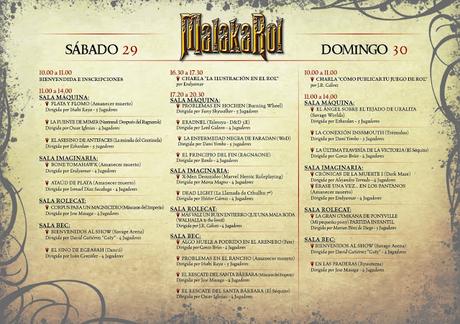 Jornadas de juegos de rol MalakaRol, este fin de semana