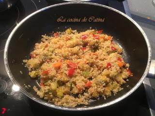 Quinoa con verduras Quinoa con verduras