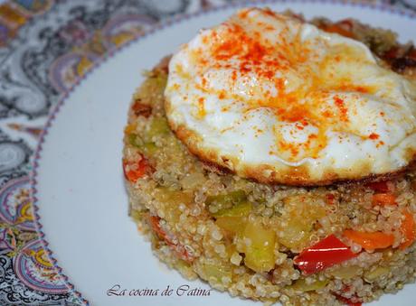 Quinoa con verduras Quinoa con verduras