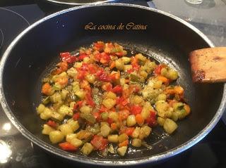 Quinoa con verduras Quinoa con verduras