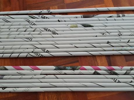 CESTA RECICLADA CON PERIODICOS VIEJOS CESTA RECICLADA CON PERIODICOS VIEJOS