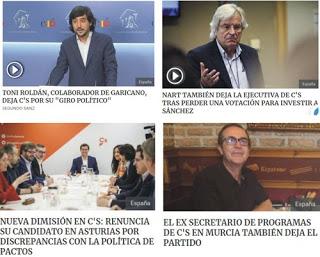 Ciudadanos es un Avispero.. Sus barones izquierdistas tratan de anular a los afines al PP.