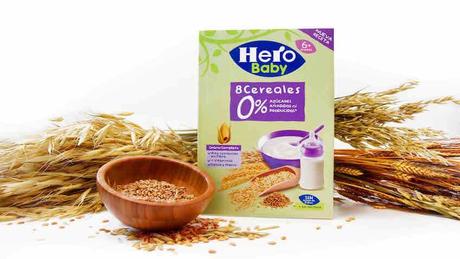 Nuevas papillas Hero Baby 0% azúcares añadidos ni producidos