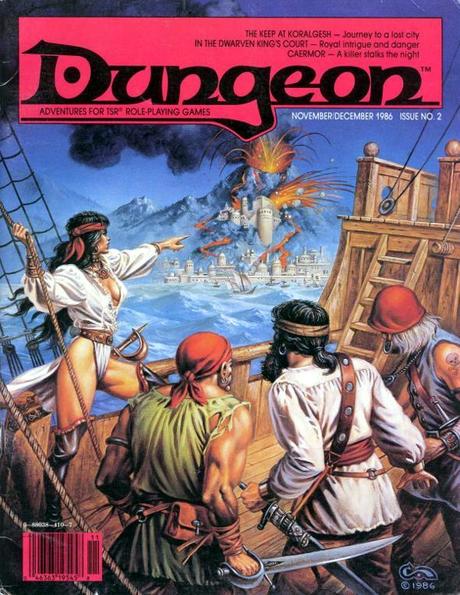 Portada de la revista Dungeon